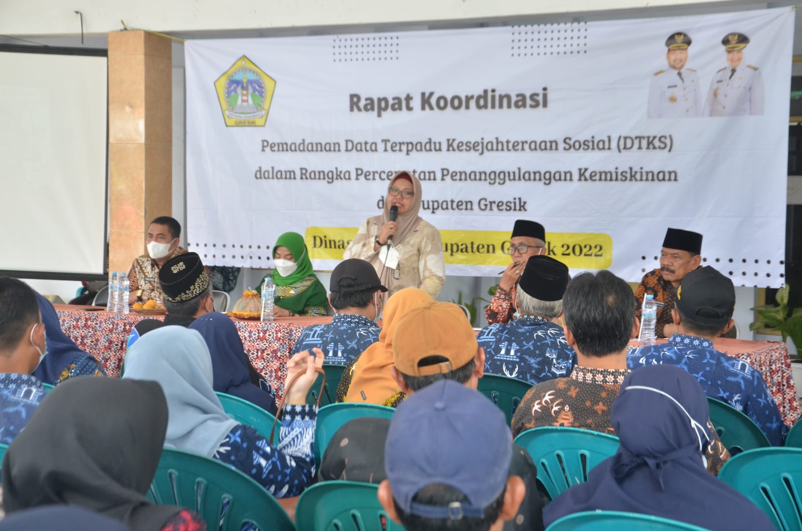 Wabup Gresik Ingatkan Perangkat Desa Teliti Verifikasi DTKS