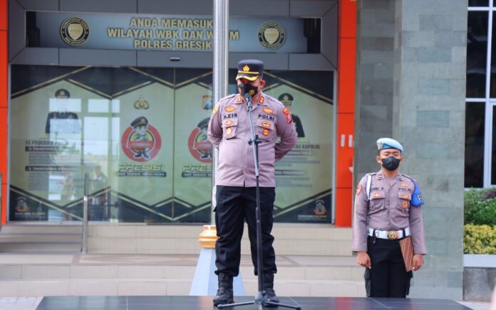 Ikuti Arahan Presiden, Kapolres Gresik Intruksikan Anggota Solid Tingkatkan Kepercayaan Publik