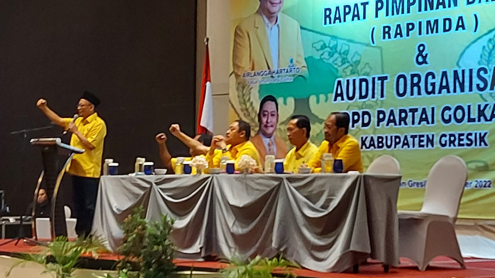 DPD Partai Golkar Gresik Rekomendasikan Airlangga Hartarto Capres dan Sarmuji Cagub Jatim 2024