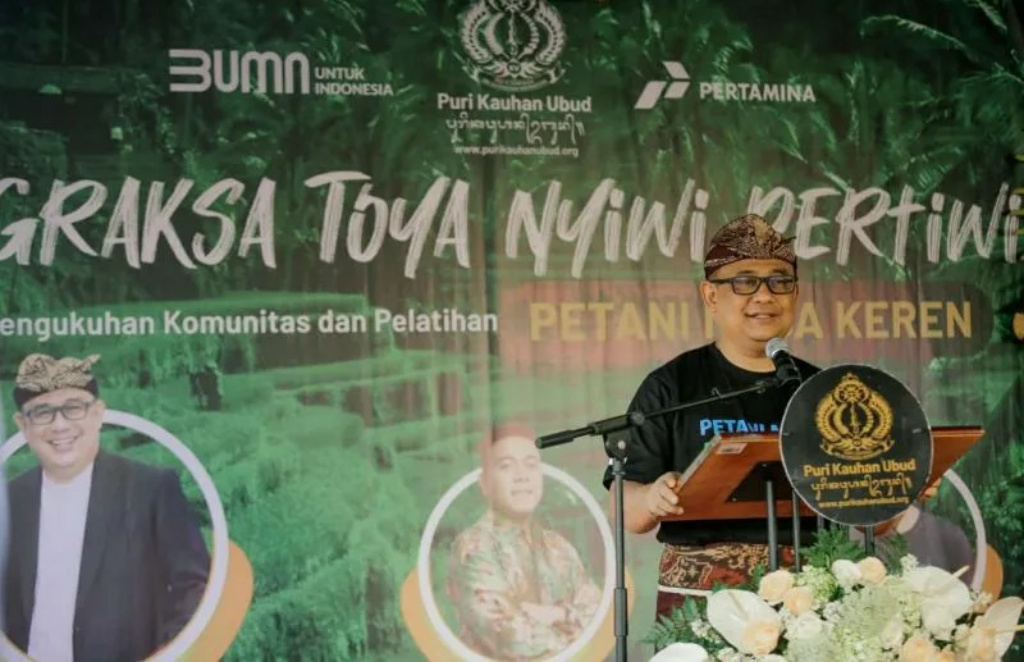 'Petani Muda Keren' Yayasan Puri Kauhan Ubud Bali