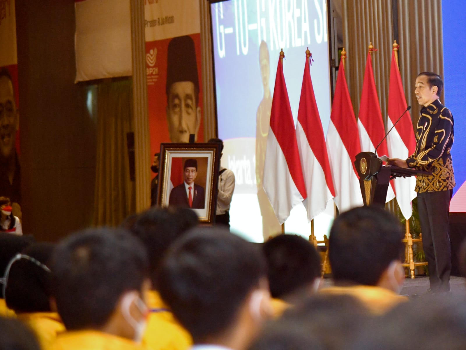 Presiden Jokowi Lepas PMI Skema Government to Government ke Korsel