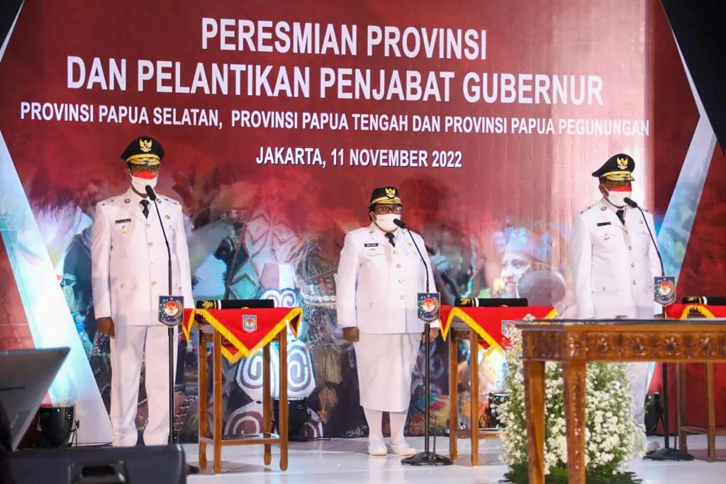 3 Gubernur DOB Papua Dilantik, Mahfud Berharap Keamanan dan Kesejahteraan Terus Membaik