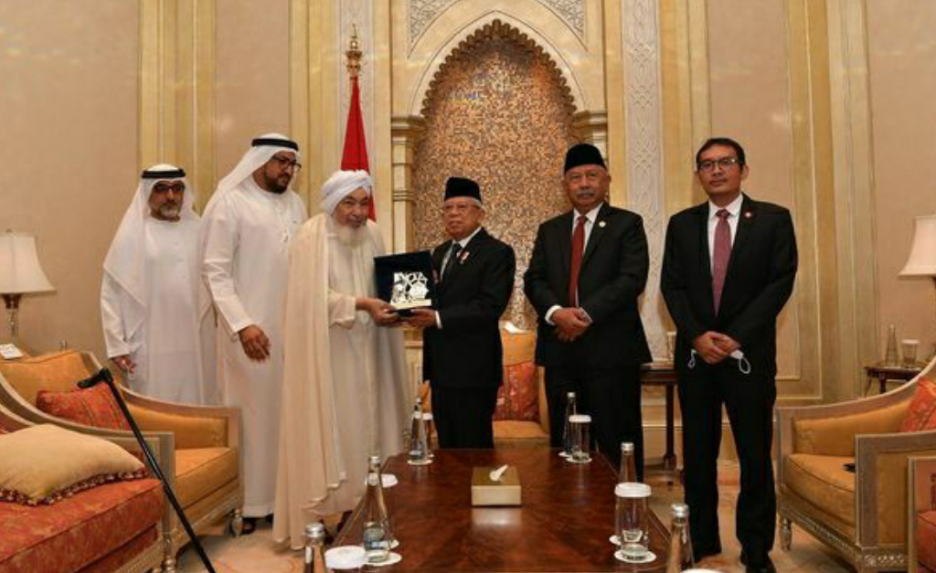 Indonesia Terima Penghargaan Perdamaian dari Abu Dhabi
