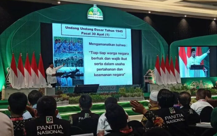 Komponen Cadangan Penting, Menhan Prabowo: Satu Kabupaten/Kota Satu Batalyon