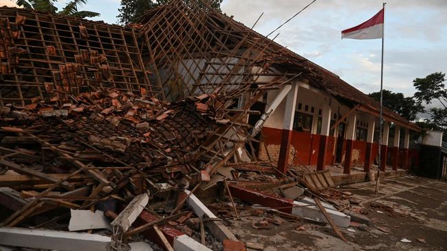 8.151 Unit Rumah Rusak Akibat Gempa Cianjur