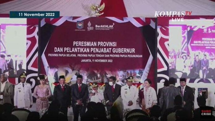 Pemerintah Resmi Bentuk 3 DOB di Papua