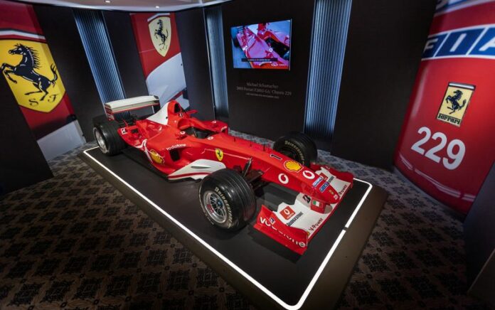 Mobil F1 Ferrari Schumacher Terjual 13,2 Juta Dolar dalam Sebuah Lelang