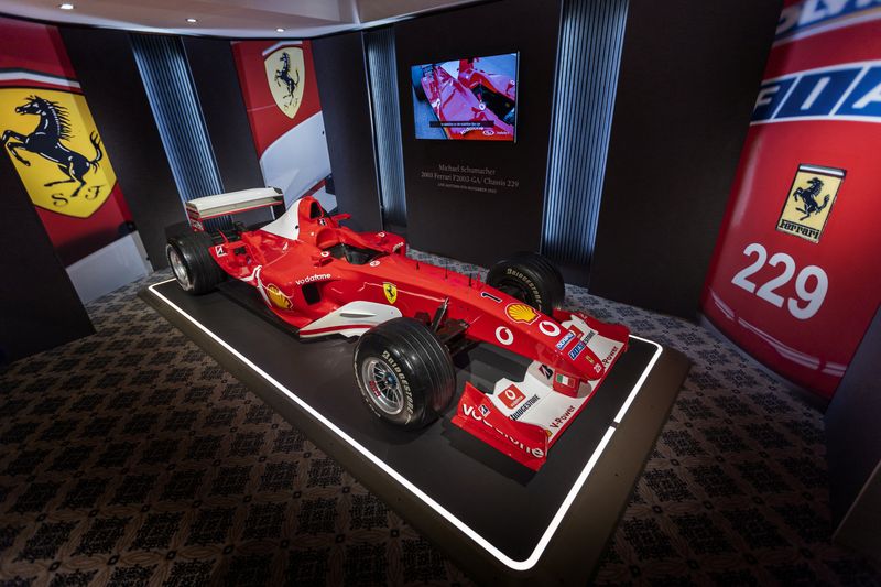 Mobil F1 Ferrari Schumacher Terjual 13,2 Juta Dolar dalam Sebuah Lelang