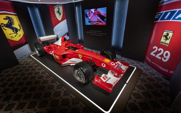 Ferrari Kemenangan Michael Schumacher Akan Dilelang di Jenewa