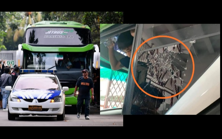 Tidak Bermoral, Suporter Indonesia Serang Bus Timnas Thailand