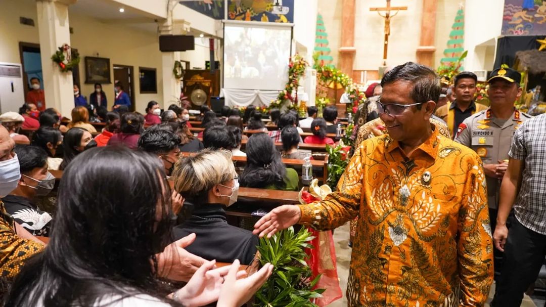 Kunjungi Gereja-Gereja di Yogyakarta, Mahfud MD: Mari Kita Jaga Kerukunan Ini