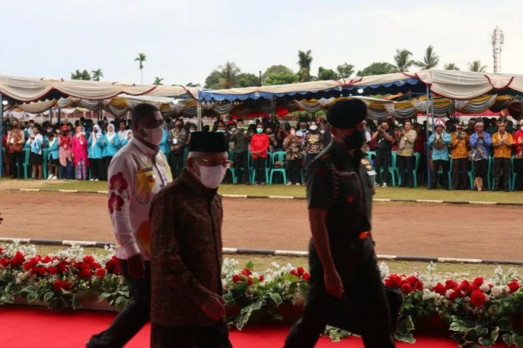 Wapres Ma'ruf Amin Hadiri Natal Bersama di Biak Papua