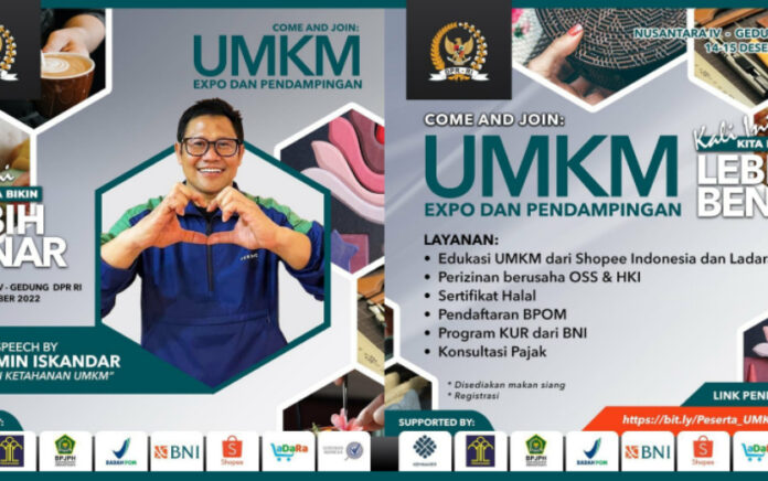 UMKM Expo 2022, DPR Suguhkan Layanan Sekali Jalan Bagi Pelaku Usaha