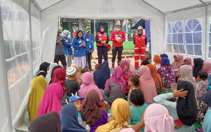 Mahasiswa Universitas Paramadina Berikan Dukungan Psikososial Penyintas Gempa di Cianjur