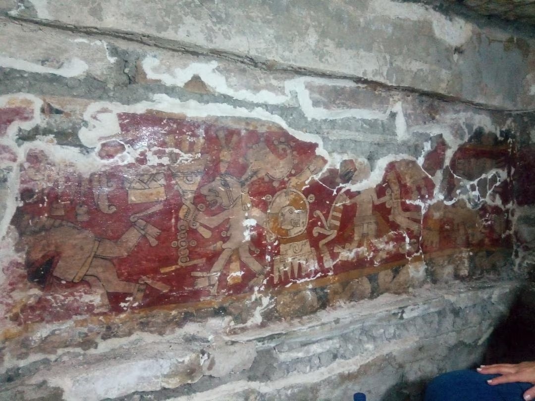 Warna-warni Mural Zapotec Kuno Meksiko Ungkap Gambaran Perang
