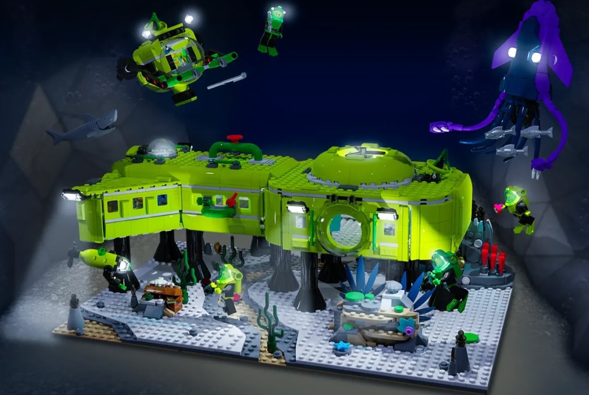 Menyerupai Subnautica, Lego Stasiun Penelitian Bawah Air Ini Bisa Jadi Kenyataan