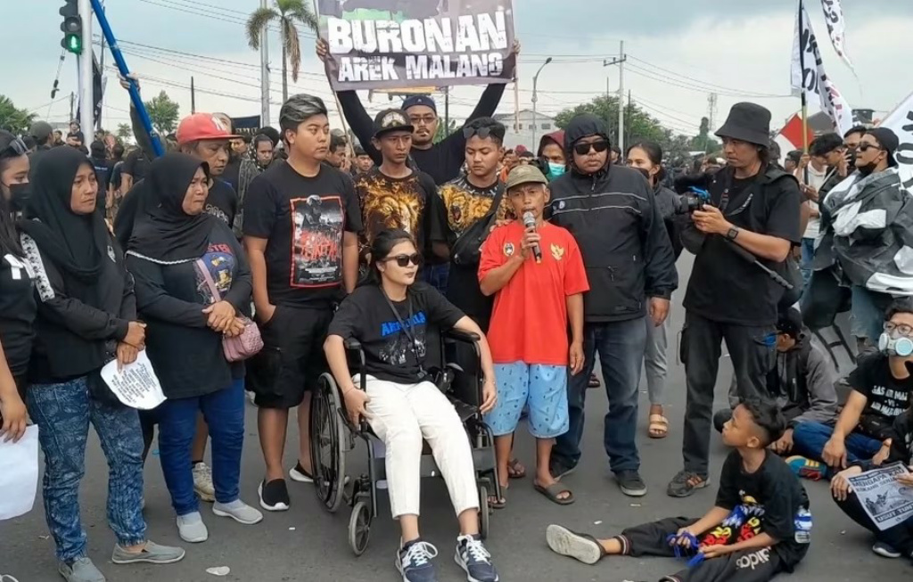 Datangi Istana, Aremania Minta Atensi Jokowi soal Tragedi Kanjuruhan