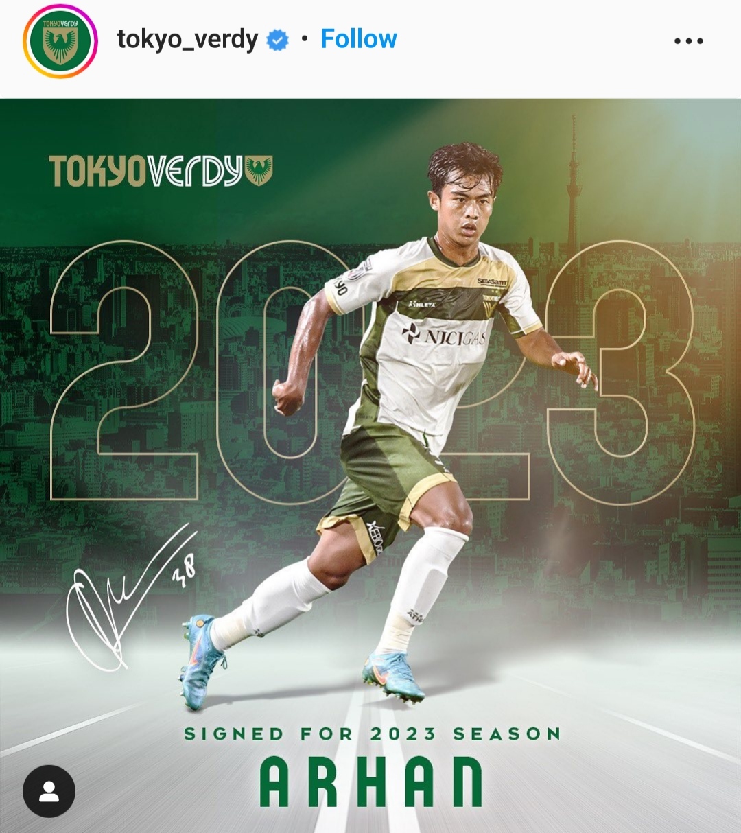 Pratama Arhan Bakal Tetap Bertahan di Tokyo Verdy