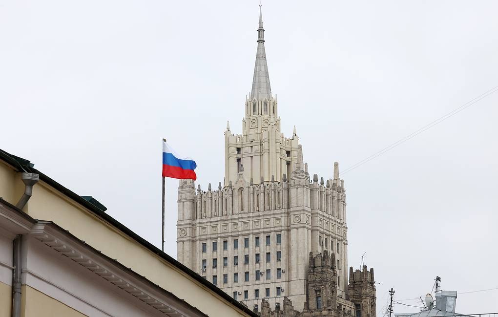 Pemandangan markas Kementerian Luar Negeri Rusia. Foto: Valery Sharifulin/TASS
