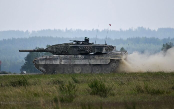 Leopard 2A5 Polandia dalam pelayanan. Foto: Komando Latihan Angkatan Darat ke-7.