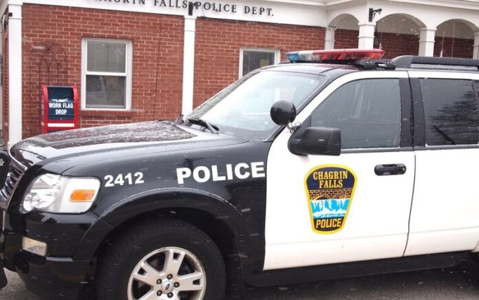 Mobil polisi Chagrin Falls. Foto: Cleveland.com.