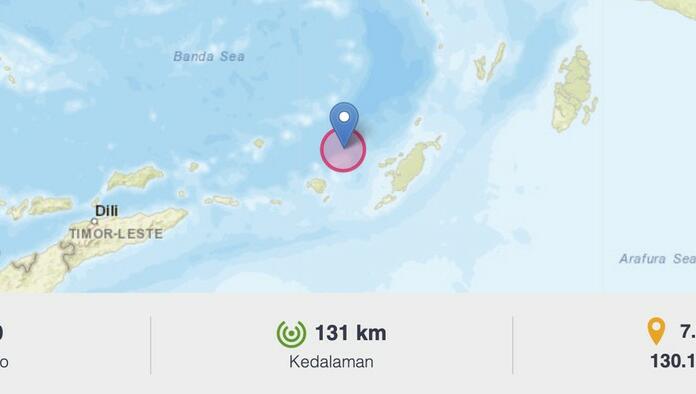 Gempa M 7,9 Maluku Terasa Hingga 11 Daerah di NTT