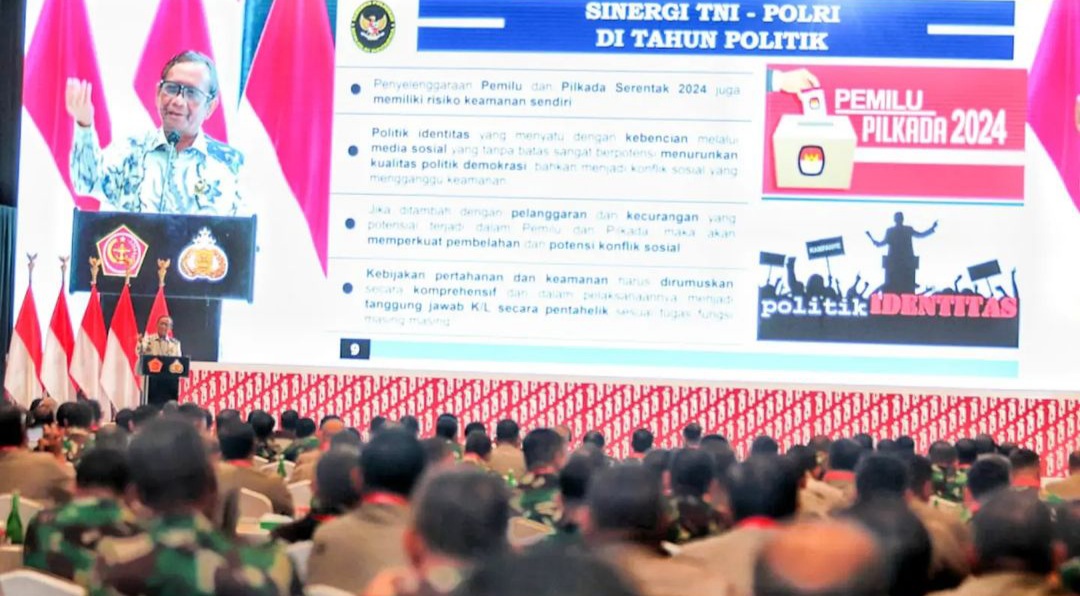 Mahfud MD Wanti-Wanti TNI-Polri Jaga Kerawanan Pemilu 2024