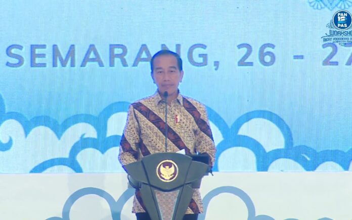 Jokowi Singgung Strategi PAN Gelar Rakornas di Jateng