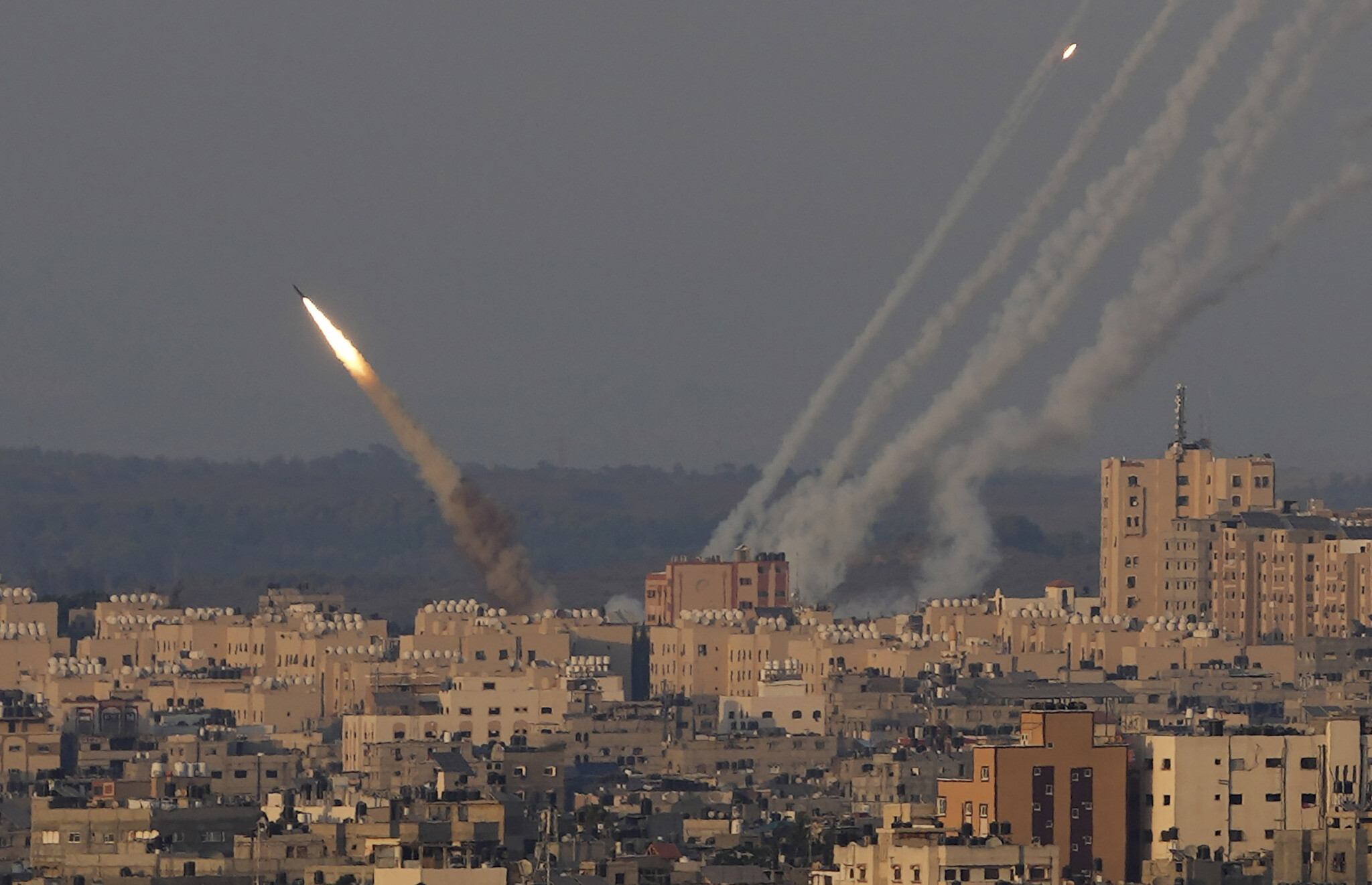 IDF: Enam Roket Diluncurkan dari Gaza ke Israel, Lima Berhasil Dicegat