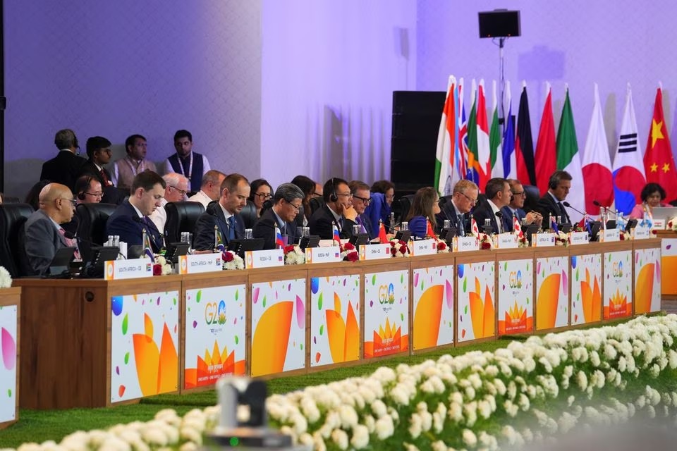 Foto: Pertemuan G20 di India pada Jumat 24 Februari 2023. Foto: Reuters.