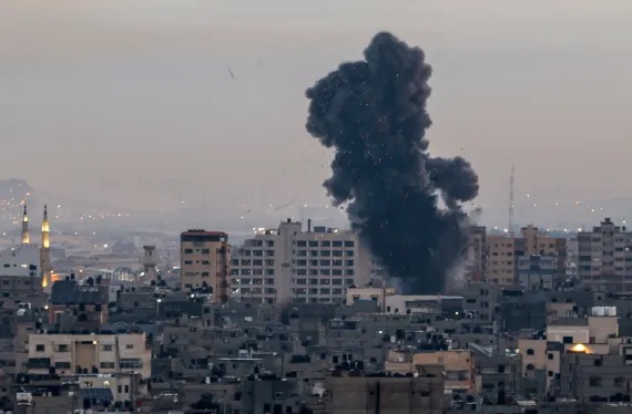 Israel telah meluncurkan serangan di utara Gaza City. Foto: Mohammed Abed/AFP.