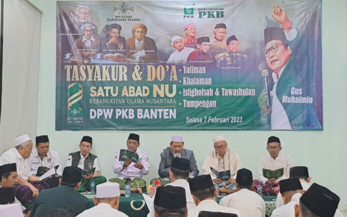 1 Abad NU, PKB Banten Gelar Tasyakuran dan Do'a Bersama