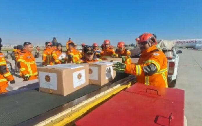 47 Orang Tim INASAR Tiba di Turki untuk Pertolongan Korban Gempa