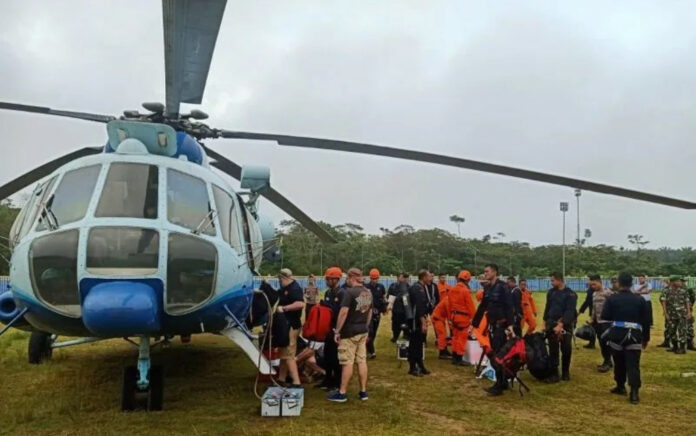 Tim Evakuasi Temukan Titik Kecelakaan Helikopter Kapolda Jambi