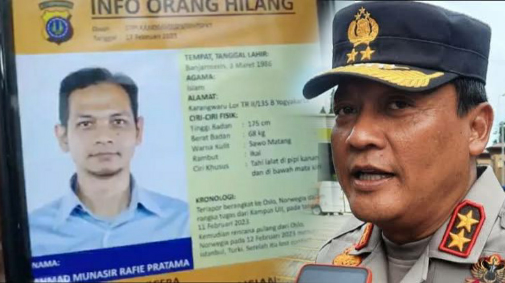 Polri Pastikan Dosen UII Ahmad Munasir Tidak Hilang