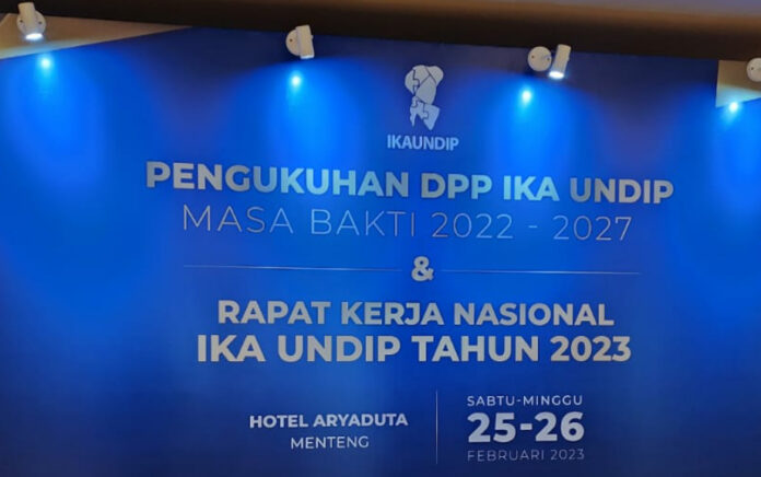 Gelar Rakernas, IKA Undip: Ikhtiar Wujudkan Indonesia Emas 2045