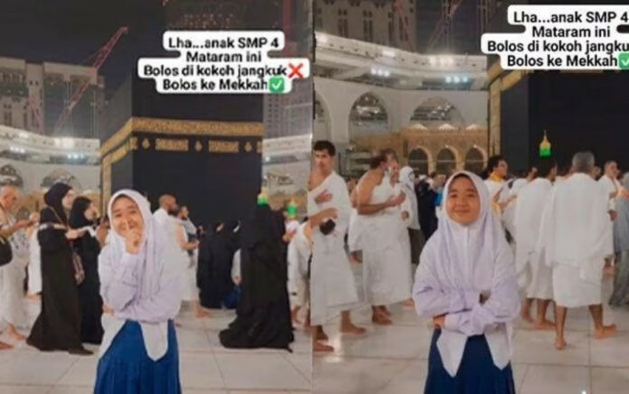 Terungkap! Ini Cerita di Balik Siswi SMP Mataram 'Bolos' ke Makkah