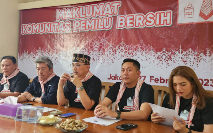 Komunitas Pemilu Bersih: Pemilu 2024 Berpotensi Tersandera Ancaman Praktek Kecurangan! 