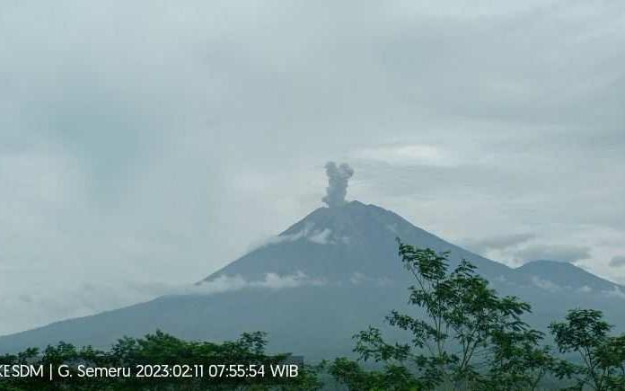 Erupsi Gunung Semeru (Foto; Magma ESDM)