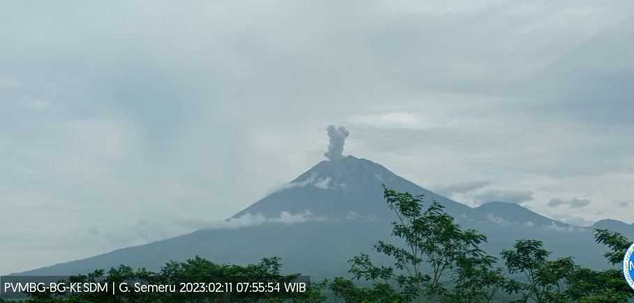 Erupsi Gunung Semeru (Foto; Magma ESDM)