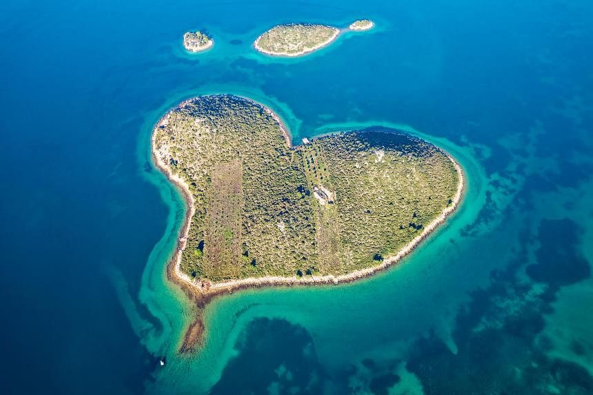 Valentine, Pulau Galesnjak Berbentuk Hati di Kroasia akan Dijual