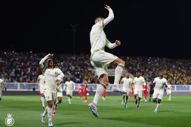 Hattrick Cristiano Ronaldo lawan Damak Antarkan Al Nassr Puncaki Klasemen Saudi Pro League