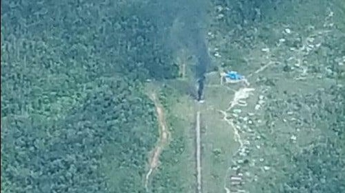 Pesawat Susi Air diduga dibakar KKB di Bandara Paro, Nduga, Papua
