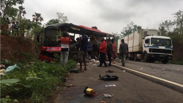 22 Orang Tewas dan Belasan Terluka dalam Insiden Tabrakan Bus dan Truk di Ghana