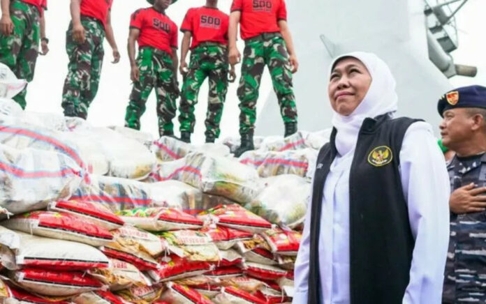 Krisis Pangan di Masalembu, Forkopimda Jatim Kirim Logistik Pakai Kapal Perang