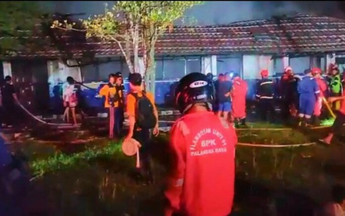 Gedung SMAN 5 Palangka Raya Dilalap si Jago Merah