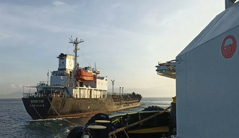 Pertamina Investigasi Penyebab Kapal MT Kristin Terbakar