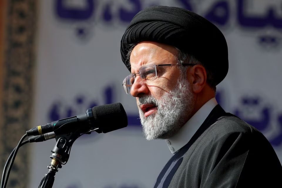 Presiden Iran Ebrahim Raisi berbicara pada peringatan 44 tahun Revolusi Islam di Teheran, Iran, 11 Februari 2023. Foto: Website Presiden/WANA/HO/Reuters.