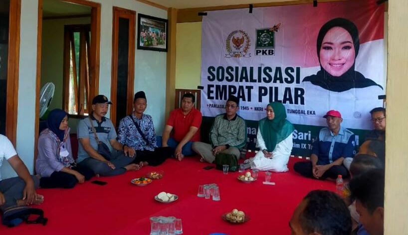 Ratna Juwita Sosialisasi Empat Pilar Kebangsaan di Kawasan Mangrove Center Tuban