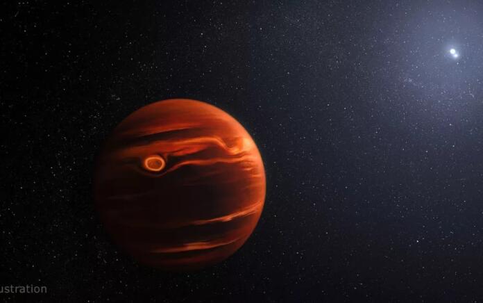 Badai Debu Terdeteksi di di Planet Raksasa Hampir 20 Kali Lebih Besar dari Jupiter